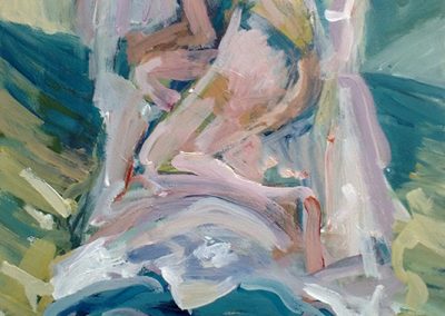 Wendy Rolt, Reclining Nude III, ?? x ??cm, Acrylic on Paper