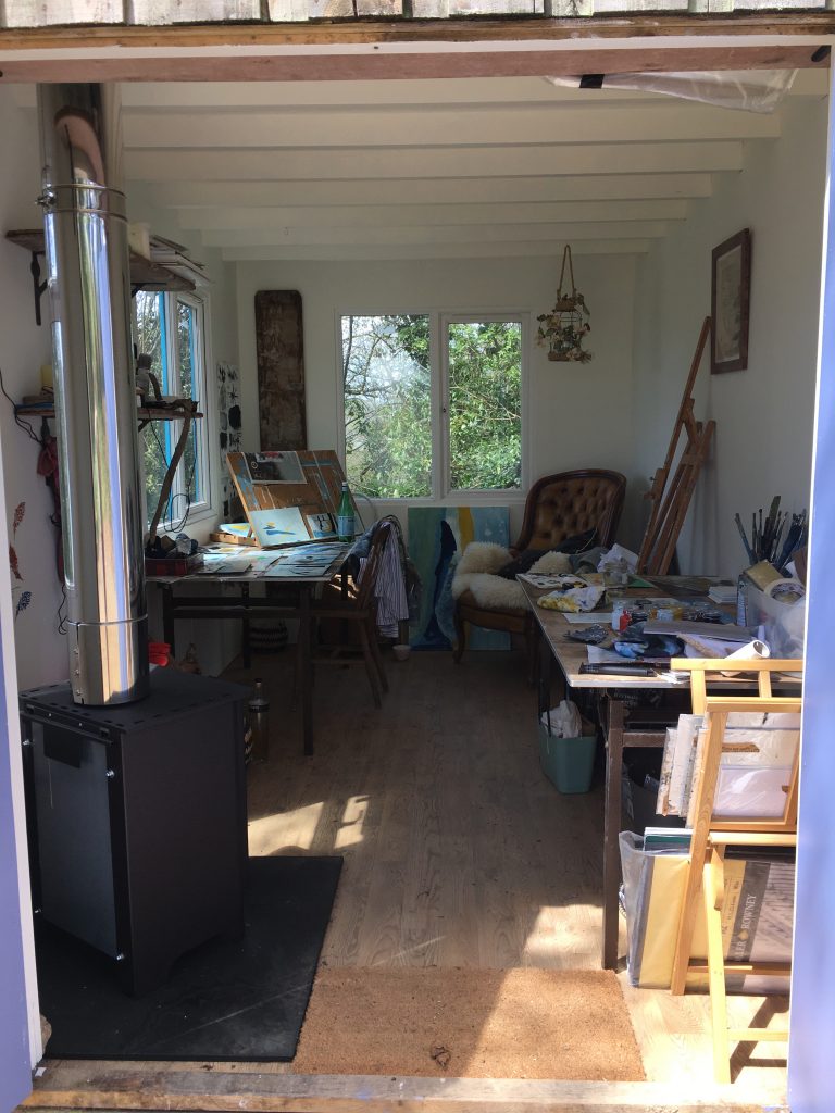 Wendy Rolt studio in Cornwall